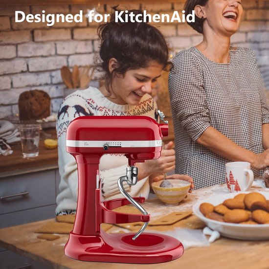 Deeghaak Keukenmachine - Mixer Accessoire - Brood Deeg - Vaatwasmachinebestendig - 9.4 x 7 x 18 cm — afbeelding 2