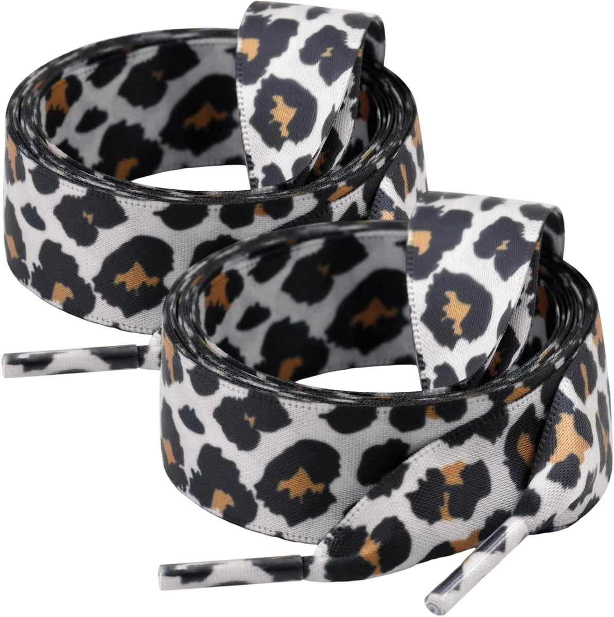Leopard Patroon Veters voor Sportschoenen, Hardloopschoenen, Trainers en Casual Schoenen - 1 Paar Kleurvolle Veters voor Unieke Stijl en Comfort