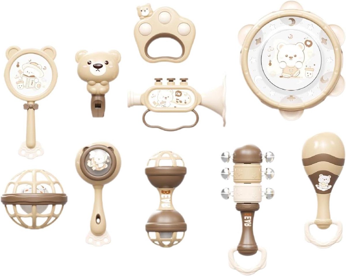 Kindermuziekinstrumenten Set - Baby instrumenten Percussie speelgoed - Muzikale Ontwikkeling - Kindvriendelijk ABS Materiaal