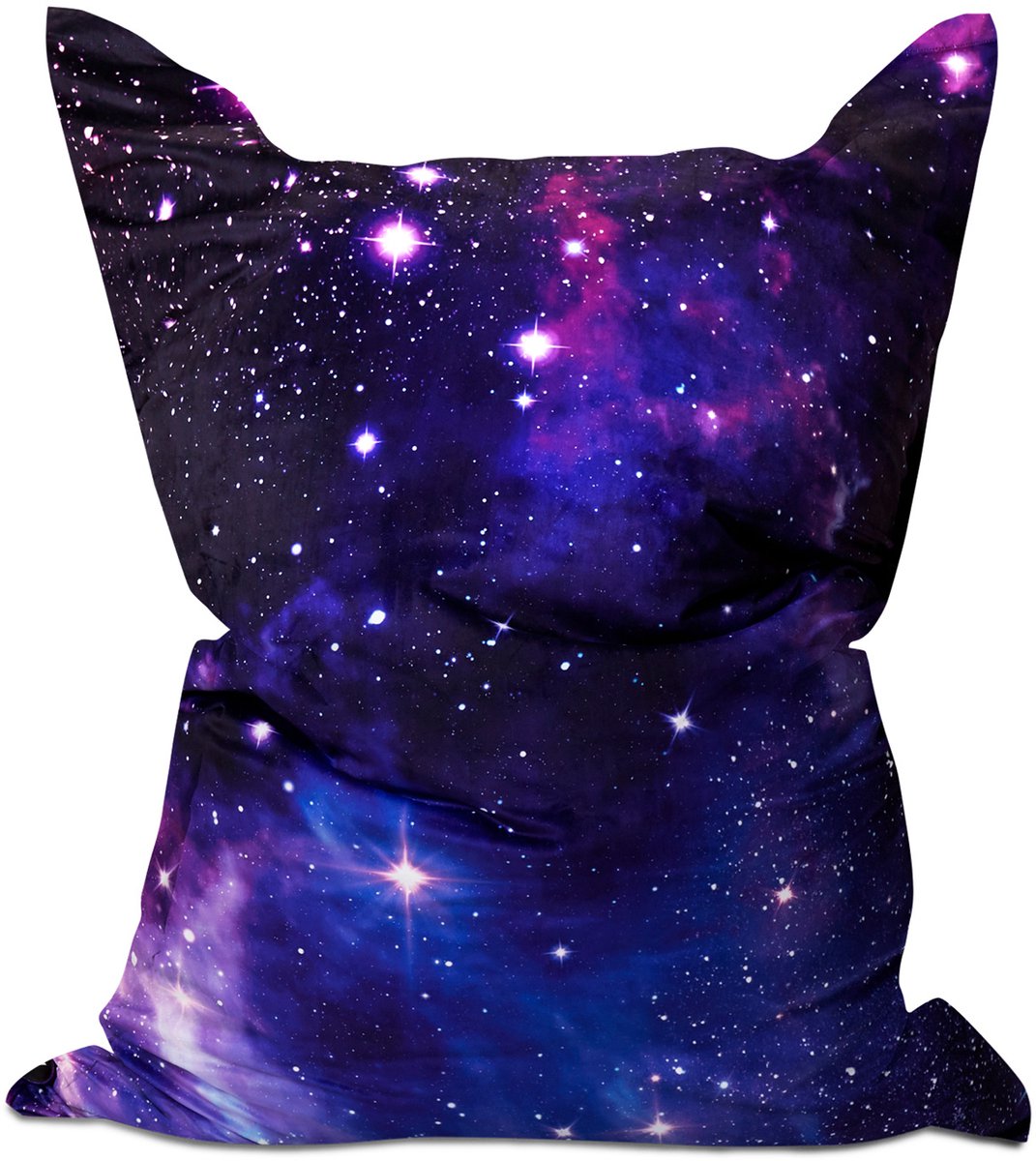 Lumaland Grote luxe XXL zitzak - 380 liter vulling - 140 x 180 cm - geschikt voor Indoor - Galaxy