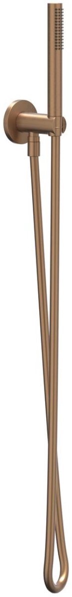 IVY Glijstangset met Handdouche Rond Satin Spray - Doucheslang 150 cm - Geborsteld Mat Koper PVD