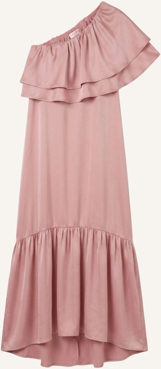 Studio Amaya Linne Dress Dames - Jurk - Lichtroze - Maat L