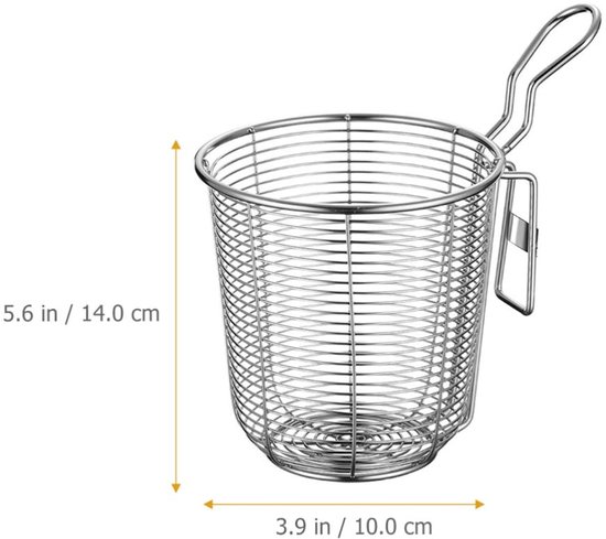 Dailygoods - Roestvrij stalen pastamachine - Mesh spinnenzeef - Duurzaam en praktisch - Zilver - Geschikt voor noedels - Veilig in gebruik - Voor knoe van Dailygoods — afbeelding 3