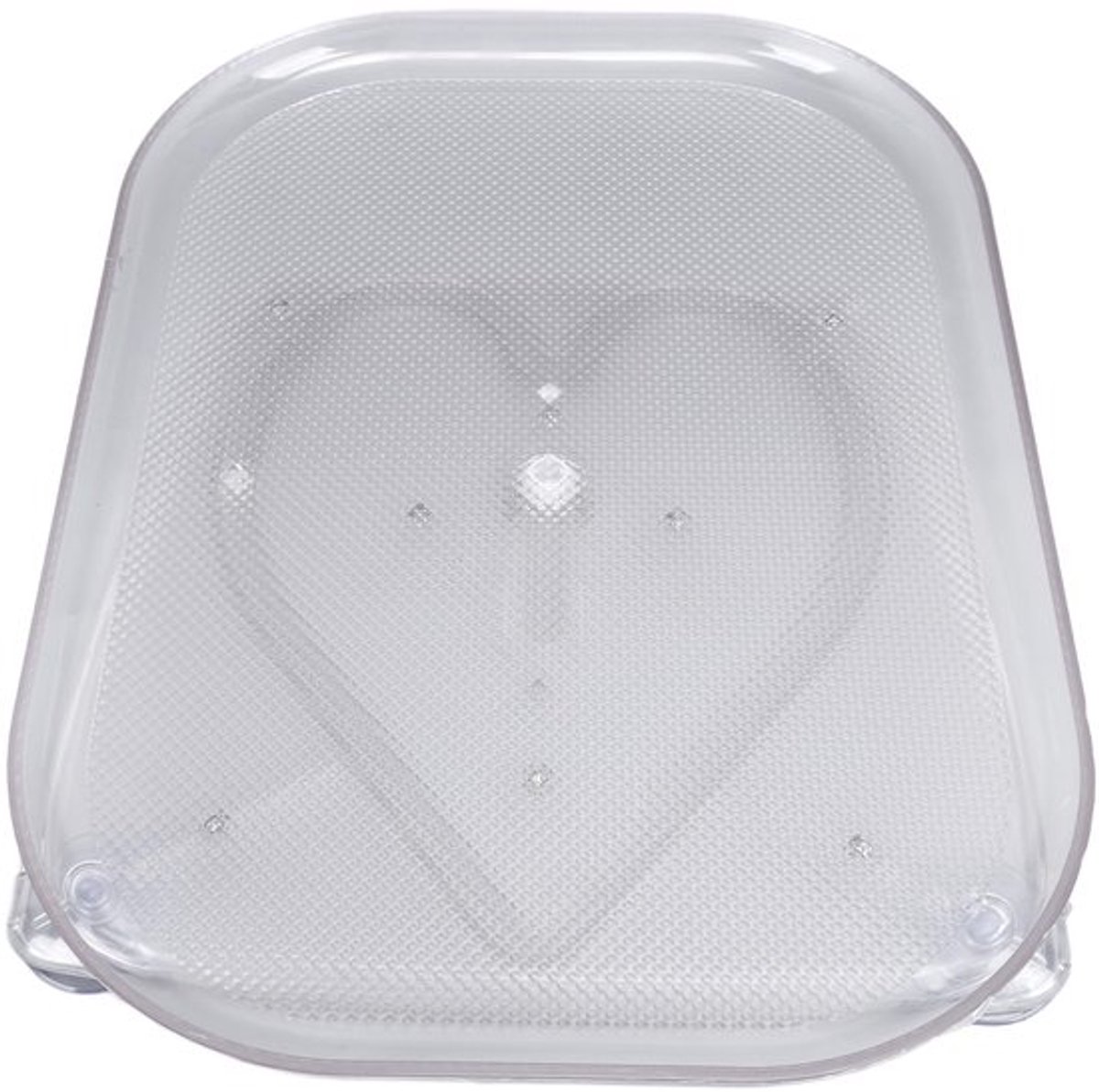 Draaiplateau-organizer voor koelkast, elegante en schone opbergruimte, rechthoekige koelkastorganizer, gemakkelijk op te bergen voor in de keuken (L)