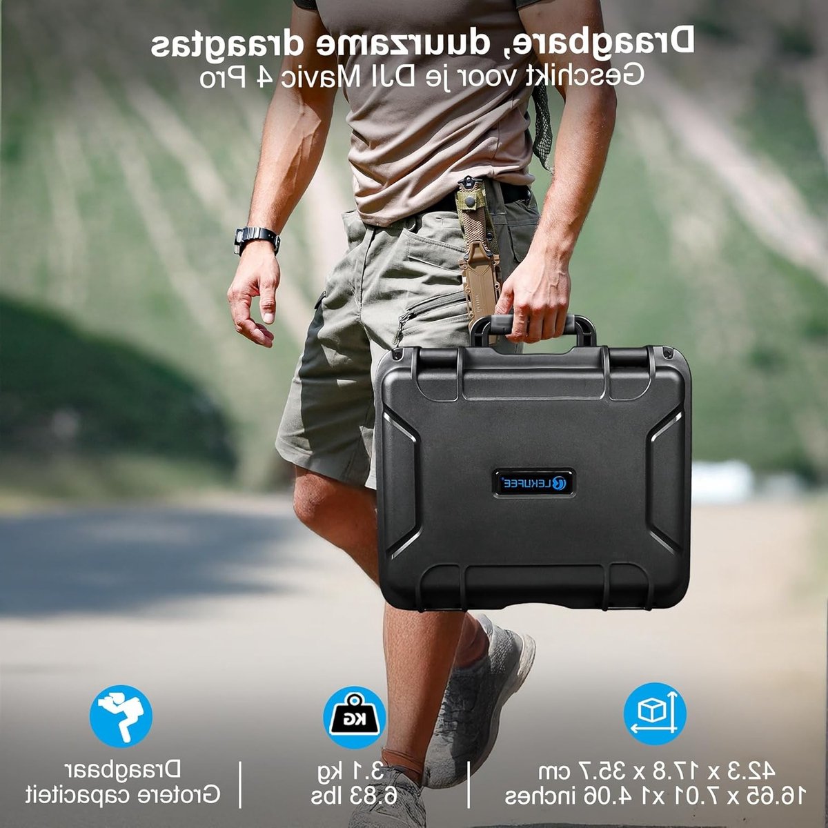 Waterdichte Hardcase voor DJI Mavic 4 Pro Drone met Oplader, Accu's en Accessoires - Ideaal voor Reis en Bescherming – foto 4