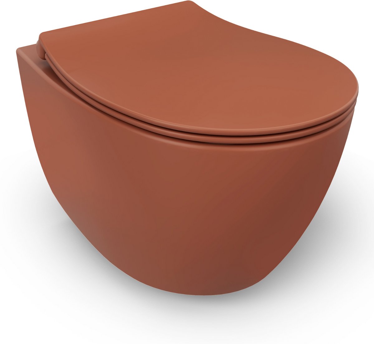 Isvea Sentimenti Hangtoilet - Terracotta