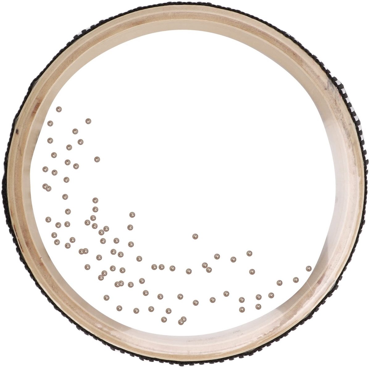 Jhubersproducts - Ocean Drum - Kleine Draagbare Zeetrommel - Stimuleert Muzikale Ontwikkeling - 6,1 Inch - Zeegeluiden - Geschikt voor Kinderen -
