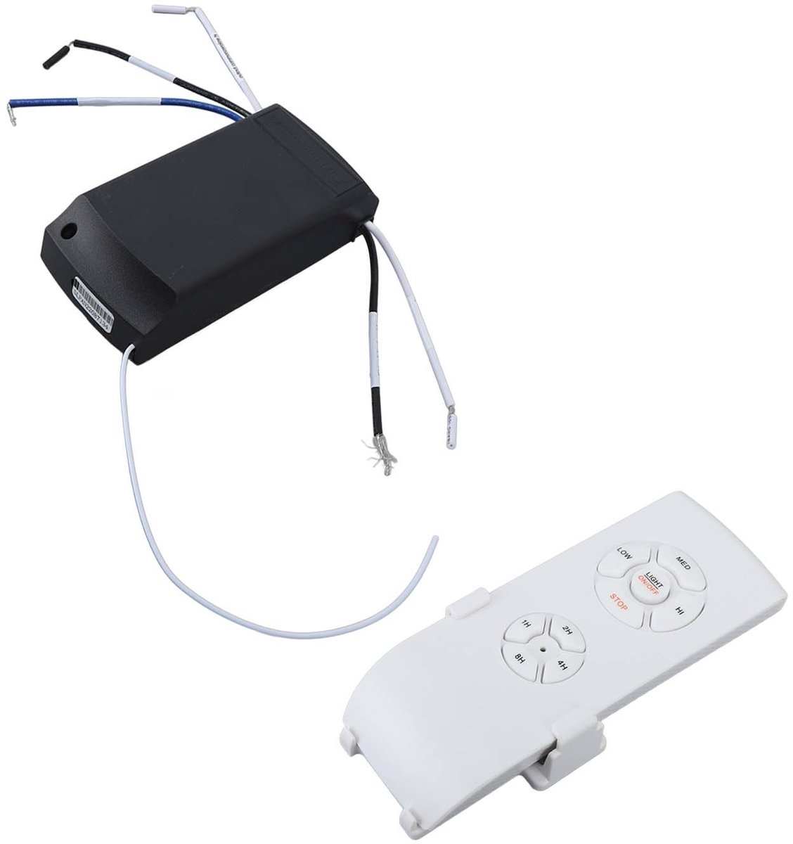 Vlemico - Plafond ventilator afstandsbediening - Lange afstandsbediening - Geplande uitschakeling - Universele ventilator afstandsbediening - Ideaa...