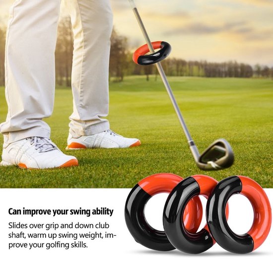 Vlemico - Golf Ringen - Verbeter Je Swing - Ideaal voor Training - Compact Formaat - Zwemmen - Perfect voor Competitie - Geschikt voor Reizen van Vlemico — afbeelding 5