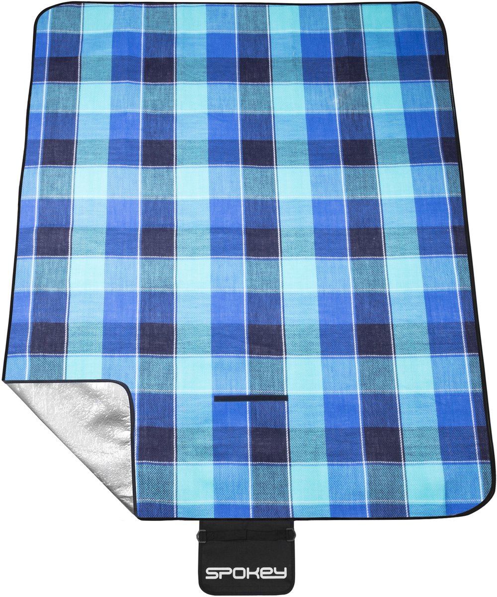 Spokey Flannel Picknickkleed Blauw 180 x 150 cm