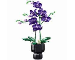 JieStar JJ9235 Orchideeën bloemen bouwset | Botanical Flowers Collection modelbouw | Classic Creator STEM speelgoed bouwpakket voor volwassenen en kinderen | Educatief kunstbloemen decoratie geschikt voor Lego | bouwdoos met 666 bouwstenen