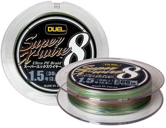 Duel Hardcore Super Cold X8 Gevlochten Vislijn 200 M Veelkleurig 0.130 mm van Duel — afbeelding 2