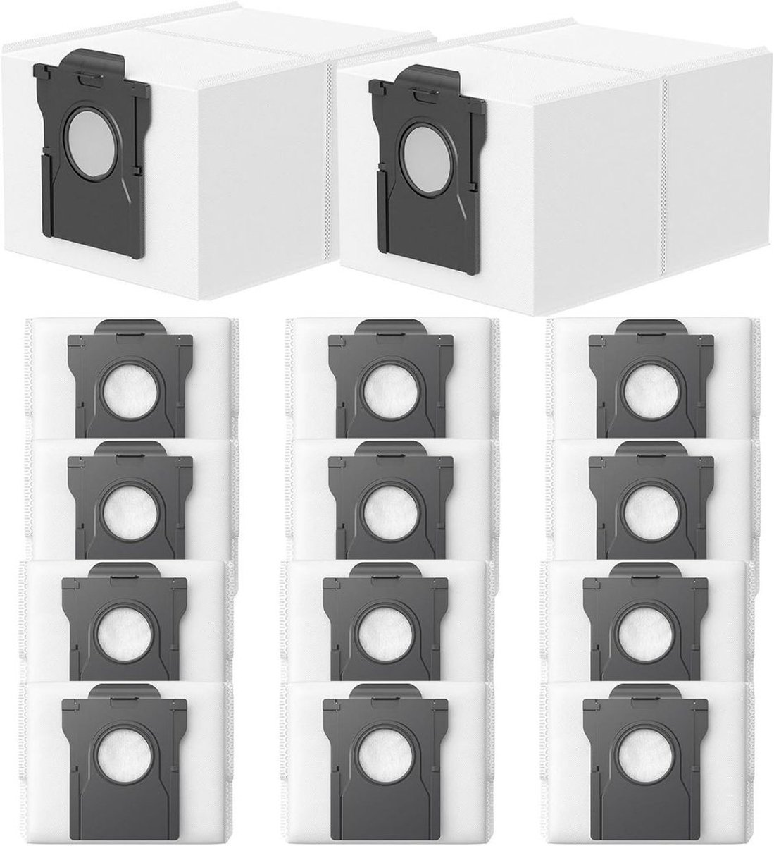14 stofzakken Geschikt voor Dreame L20/X30/X40/X50 Ultra Complete en L10s/L10/L40s stofzuigers, grote capaciteit.