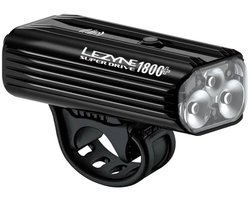 Lezyne Super Drive 1800+ Smart Front - Voorlicht - Fietsverlichting - 1800 lumen - Snel laad mogelijkheid - 180 branduren - Waterdicht - Zwart