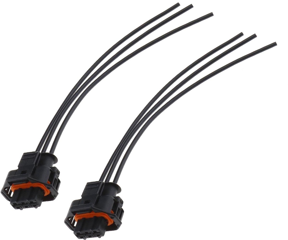 Jhubersproducts - Brandstof Rail Druksensor - 2 Connector - Voorbedrade Kabel - 6 Pins - Auto Onderdelen - Compatibel met Vivaro en Trafic - 13.5 cm