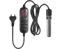 Mini Aquarium Verwarmer 25W met Digitale Temperatuurregelaar voor 1-25L Vis- en Schildpaddenbak, Geschikt voor Zoet- en Zoutwater Tanks