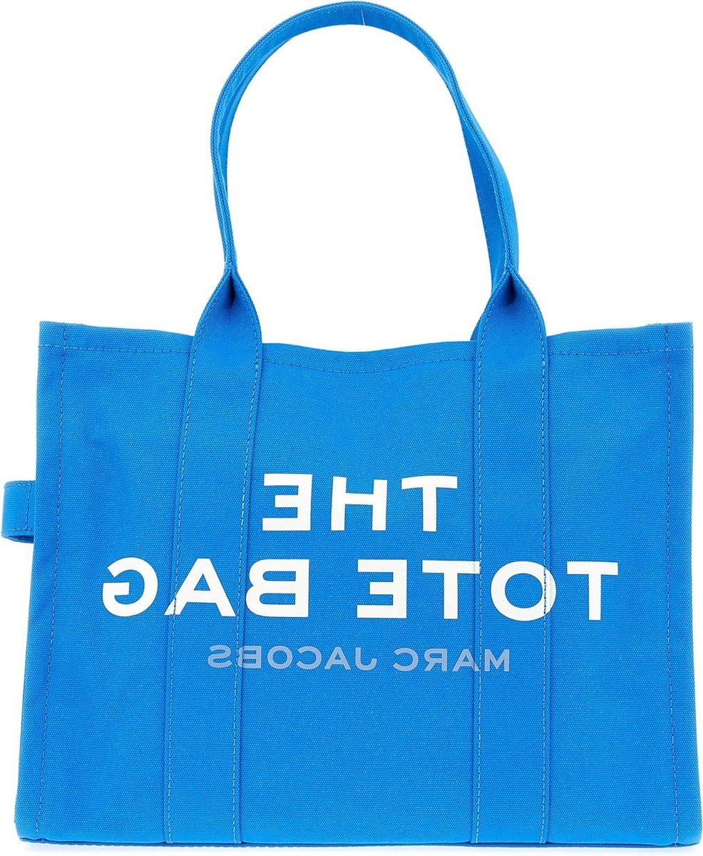 Grote Tote Tas - Canvas Tas - Dagelijks Gebruik - Verstelbare Schouderband - 45x35x5 cm - Blauw