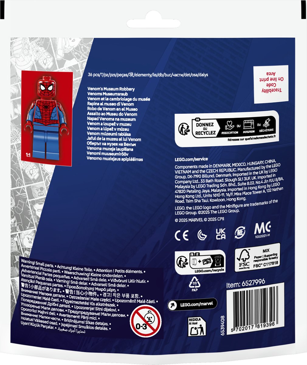 LEGO Marvel - Venoms museuminbraak Constructiespeelgoed thumbnail 2
