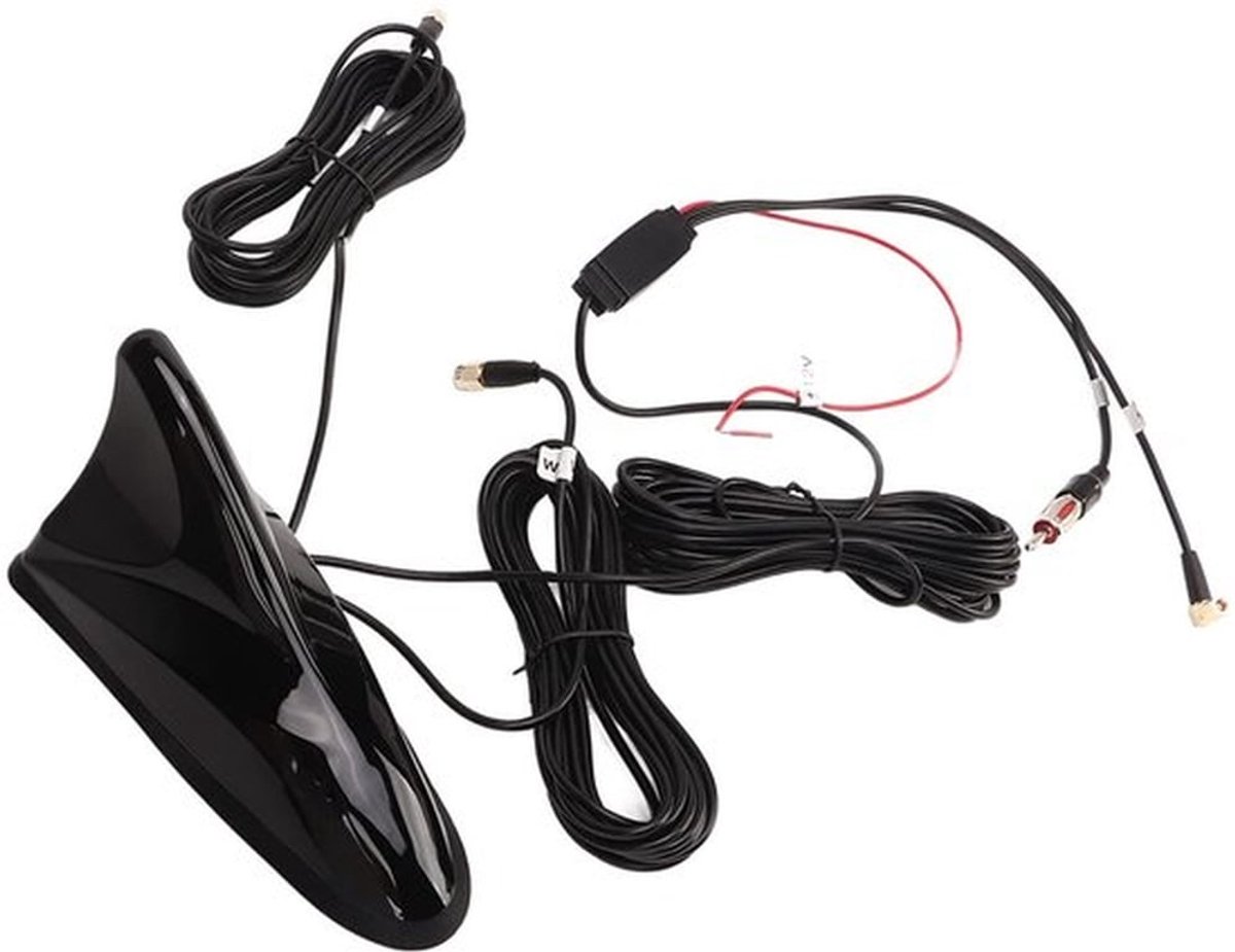12V Shark Fin Antenne GPS DAB FM WIFI Hooggevoelige Universele Radio Antenne