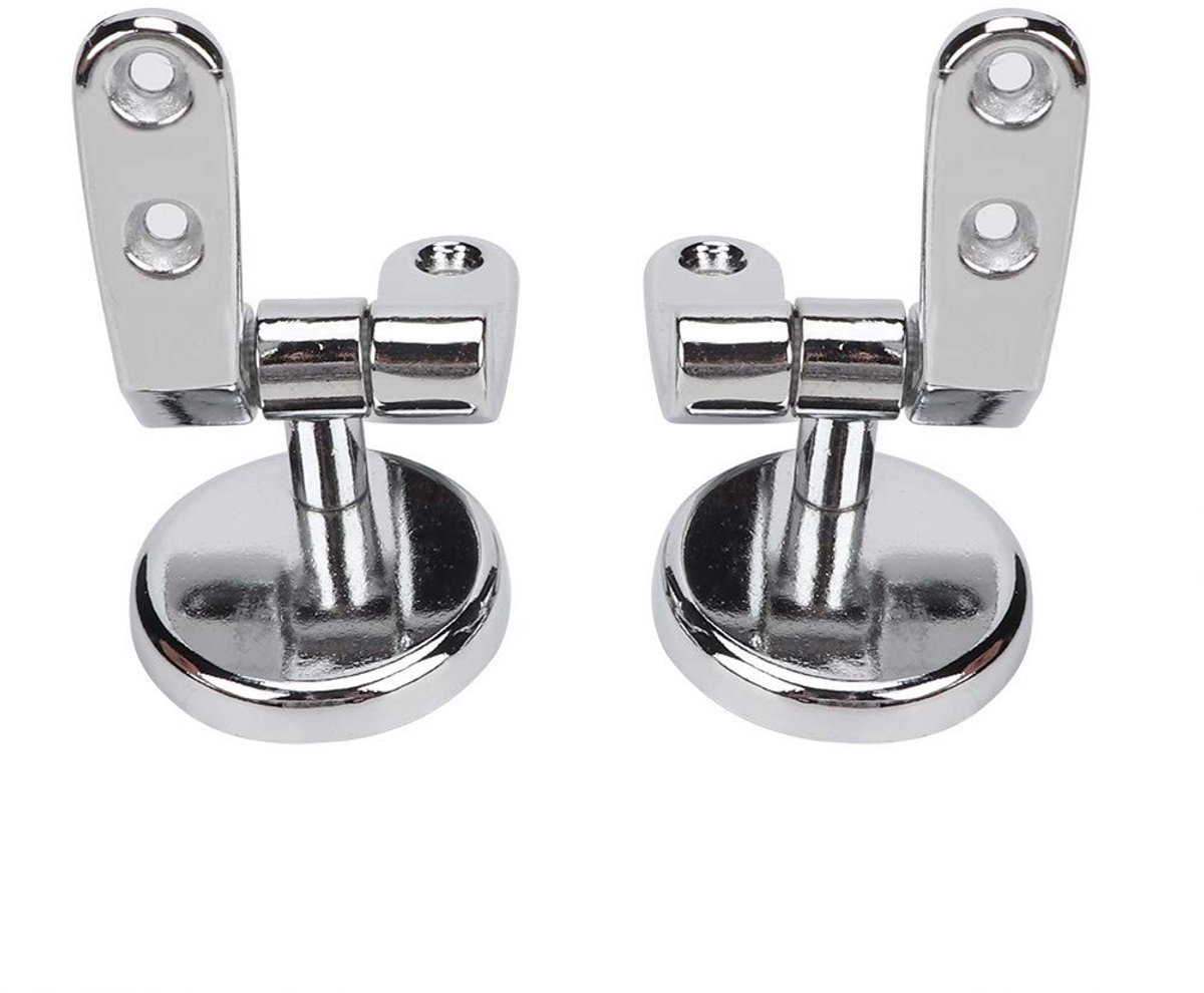 Dailygoods - WC-dekselbevestigingen - WC-scharnieren - Eenvoudige vervanging - Zinklegering - Gereedschapsset - Geschikt voor de meeste toiletdeksels