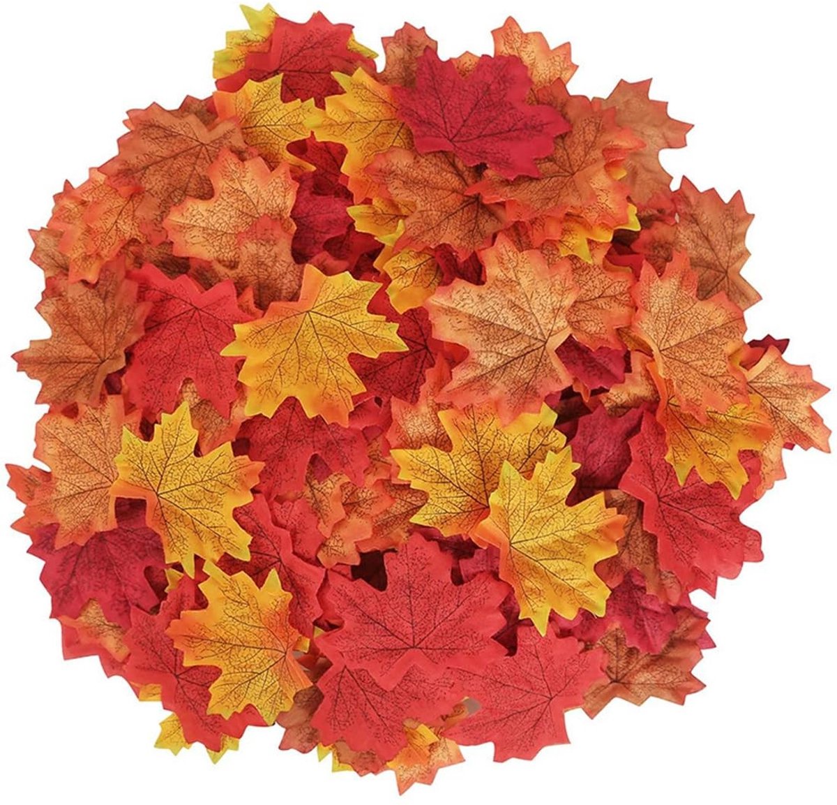Dailygoods - Herfstbladdecoraties - Kunstbladdecoraties - Weerbestendig - 100 Bladdecoraties - Perfect voor Bruiloften en Thanksgiving - Binnen en Bui