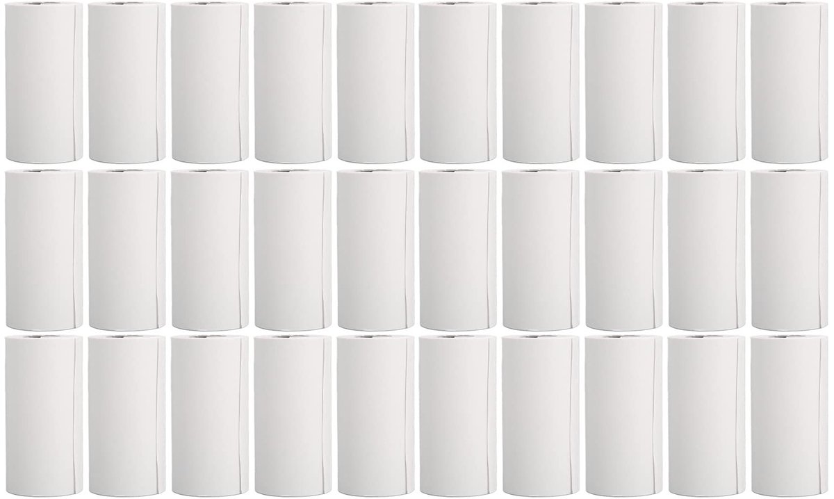 Dailygoods- Bonpapierrollen 57x30 Mm - 30 Rollen - Thermisch Papier - Kassapapierrollen - 5 M Lengte - Duidelijke Afdrukken
