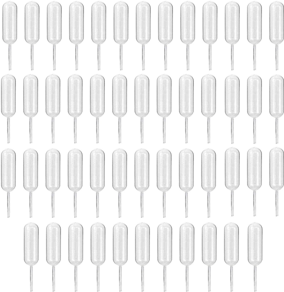 Dailygoods- Transferpipetten 40 stuks 4 ml - Wegwerp Pipetten - Knijptransferpipetten - Vloeistof Druppelaar - Heldere Kunststof - Ideaal voor Cupcakes