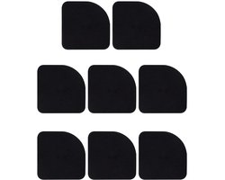 Dailygoods- Anti-vibratie Pads - Set van 8 Stuks - Absorberende Rubberen Ringen - Trillingsdempers Wasmachine - Stille Voetmatten - Schokdemping en Bescherming