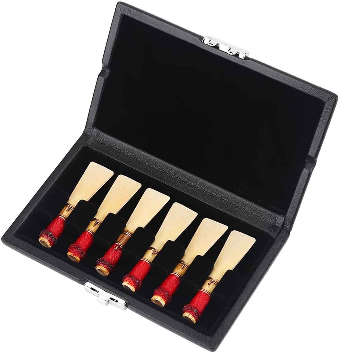 Dailygoods- Rietkist PU-leer - Rietcontainer - Accessoires voor blaasinstrumenten - Stevige sluiting - Lichtgewicht en duurzaam - Waterdicht en gemakkelijk schoon te maken