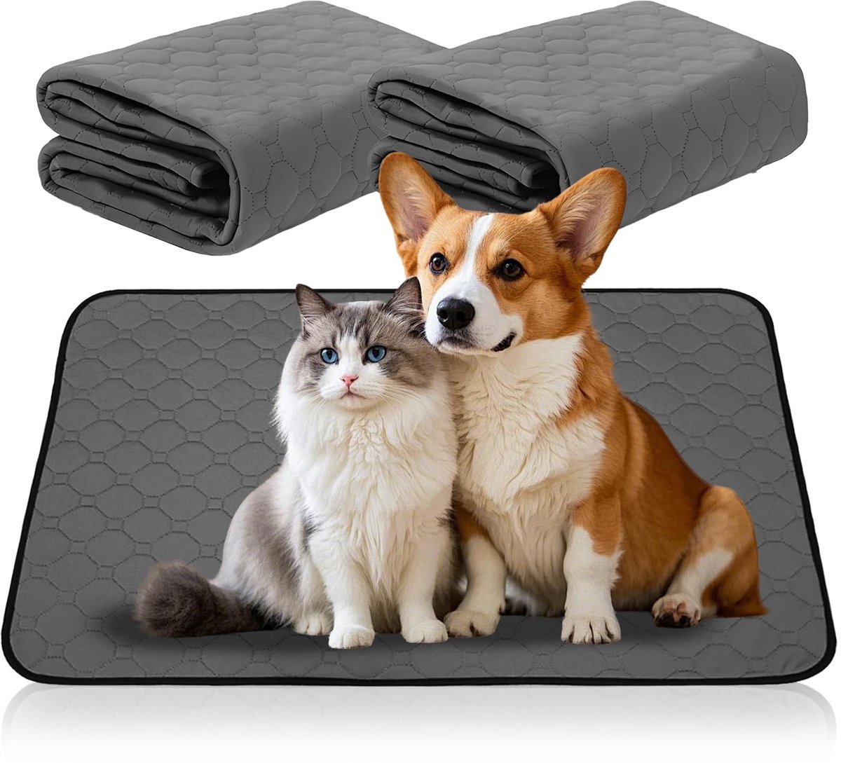 Dailygoods- Puppyonderlegger Sneldrogend - Hondenmat - Hygiënische Onderlegger - Waterdicht - Absorberend - Herbruikbaar