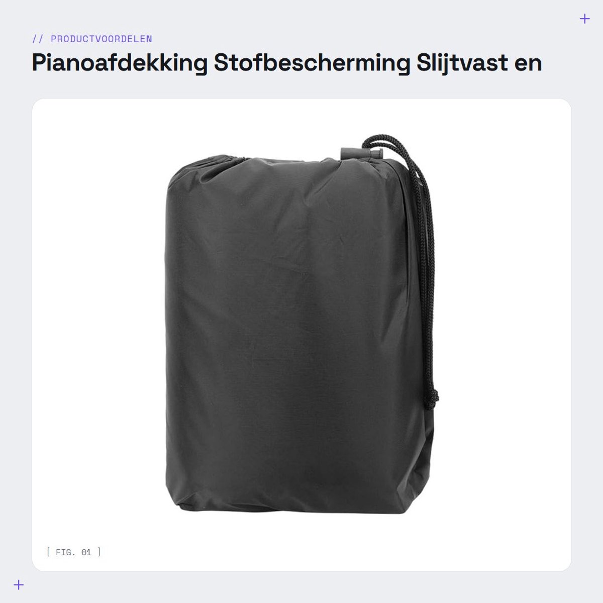 Dailygoods - Pianoafdekking - Stofbescherming - Slijtvast en waterdicht - Zwart - Geschikt voor elektrische piano's - Afmetingen 153x35x110cm