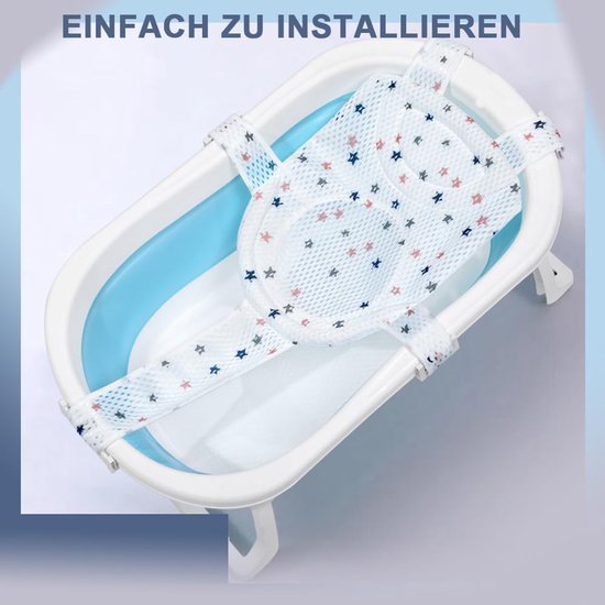 Baby Badzitje - Baby Douche Stoel - Veilig Baden - Verstelbare Maat - 0-3 Jaar - Wit — afbeelding 4