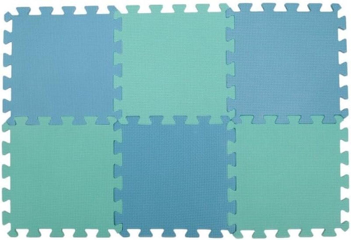Breiwerk Blokmatten - Puzzelmatten - Projecten Vormgeven - Modulair Systeem - 9 Stuks 30x30cm - Grijs