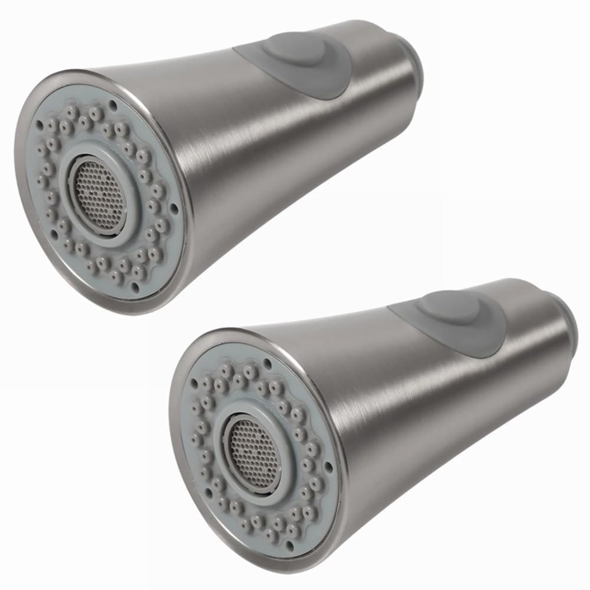 Dailygoods- Keukenmengkraan Uittrekbaar - 2 Stralen - Hoogwaardige Kunststof/Brass - Duurzaam - Eenvoudig Te Installeren - Verchroomd - Keukensproeier