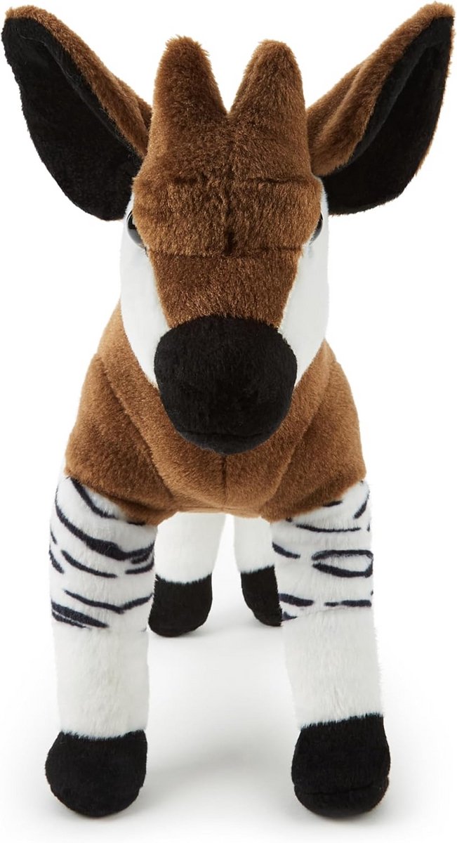 Pluche Okapi Knuffel 35 cm Zacht Safari Speelgoed van Gerecyclede Materialen van Merkloos — afbeelding 4