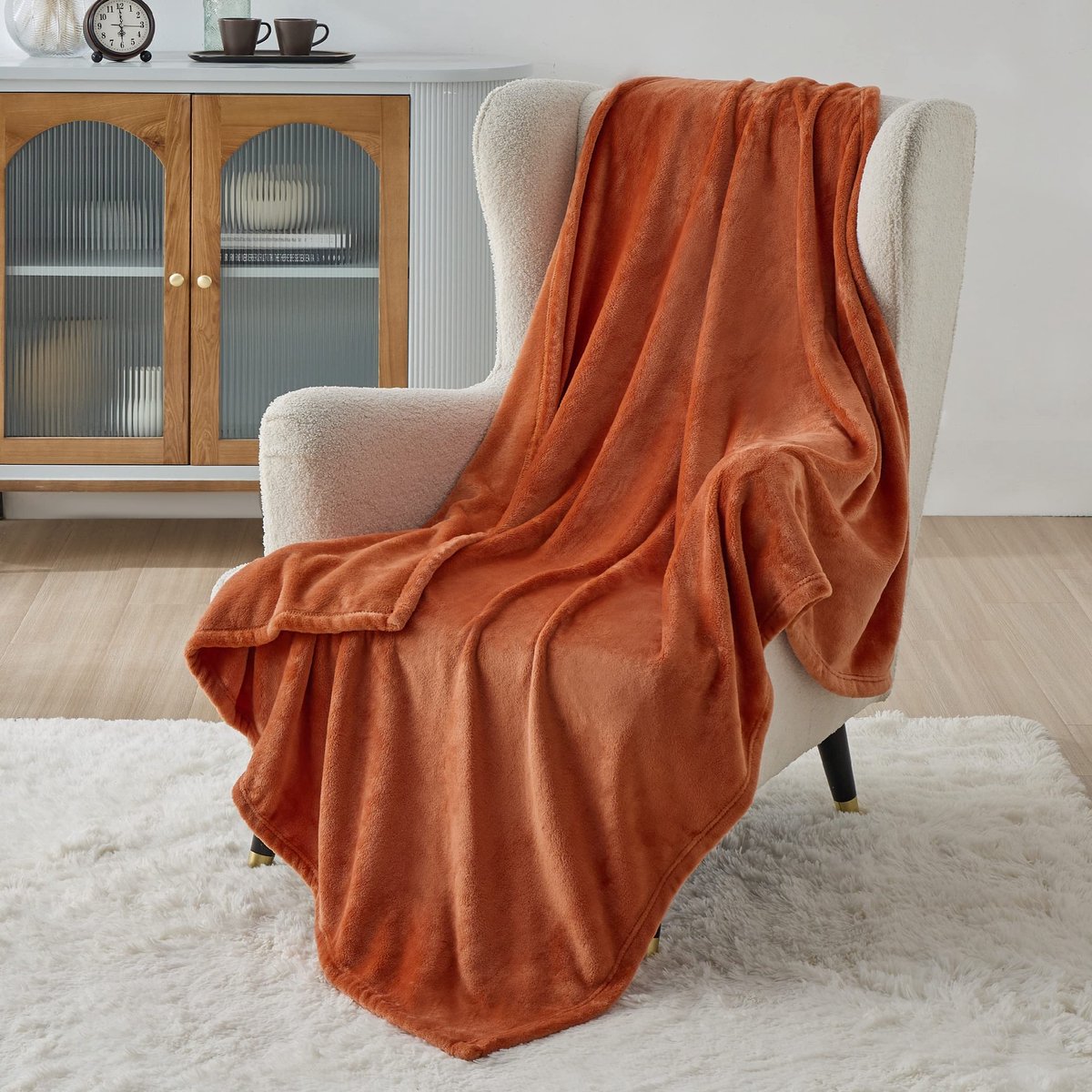 Dailygoods- Fleecedeken Dikker/Zachter - Warme Zachte Deken - Kleine Bankdeken - Woon-/Knuffeldeken - 150 x 200 cm - Verbeterde Microvezels