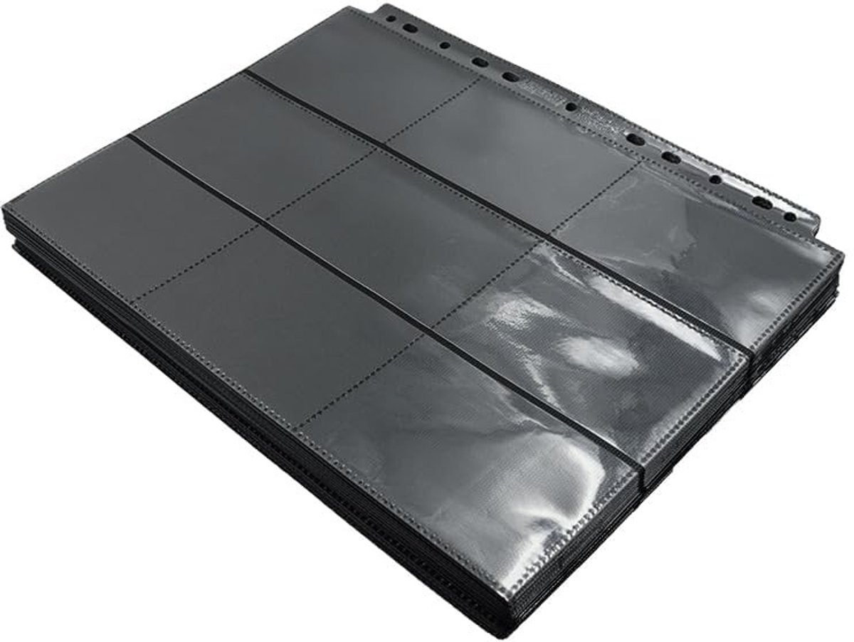 Dailygoods- Sammelkarten Album 50 Pagina's - 900 Pockets - Dubbelzijdig - Bladformaat 239x300mm - Persoonlijk aanpasbaar - Organisatie voor verzamelkaarten - Trading Card Album