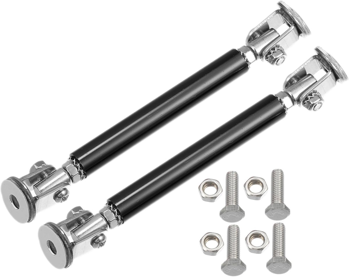 Dailygoods- Bumperlip Vervangbaar - Instelbare Lengte - 2 Stuks - Eenvoudige Installatie - Geschikt voor Meeste Voertuigen - Schokbestendig - Bumpersteun