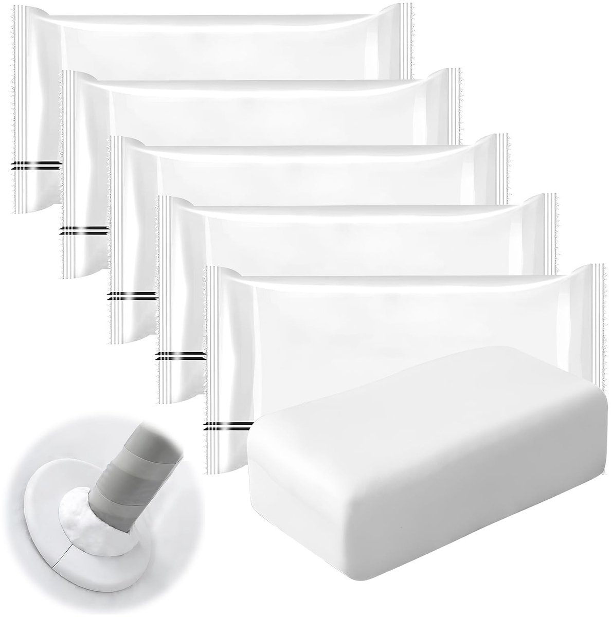 Dailygoods- Waterdichte Lijm - 6 Stuks - Snelle Reparatie - Sealing Compound - Vullende Pasta - Voor Muren - Cement 30 g - Afdichtmiddel