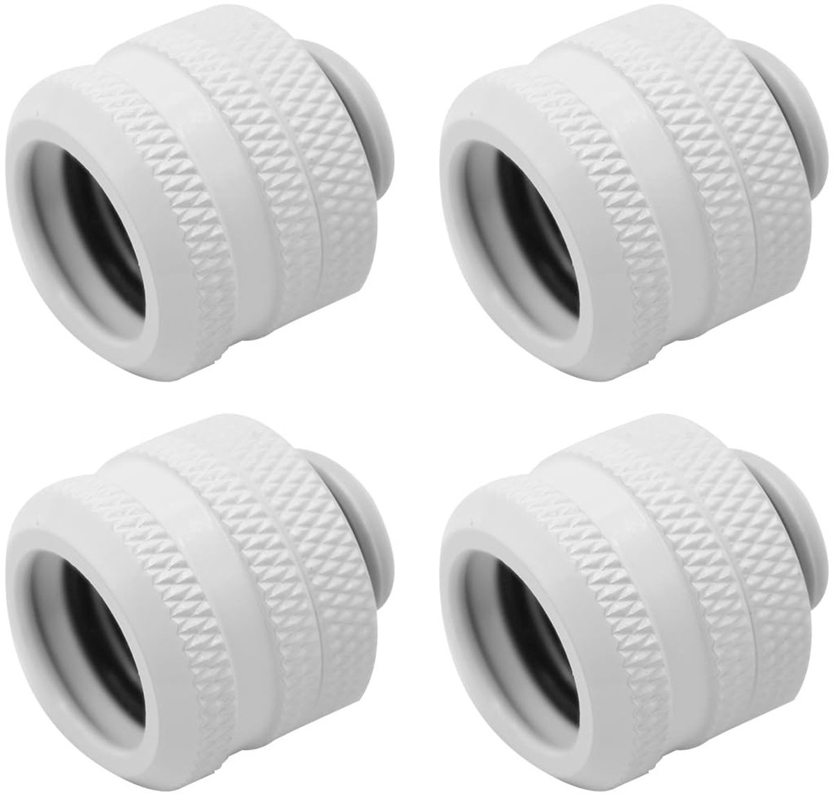 Dailygoods- Compressiefitting Duurzaam - 4 Stuks - Waterkoelingsfitting - Harde Buisfitting - Rechte Connector - Geschikt voor PC - Waterkoelingfitting