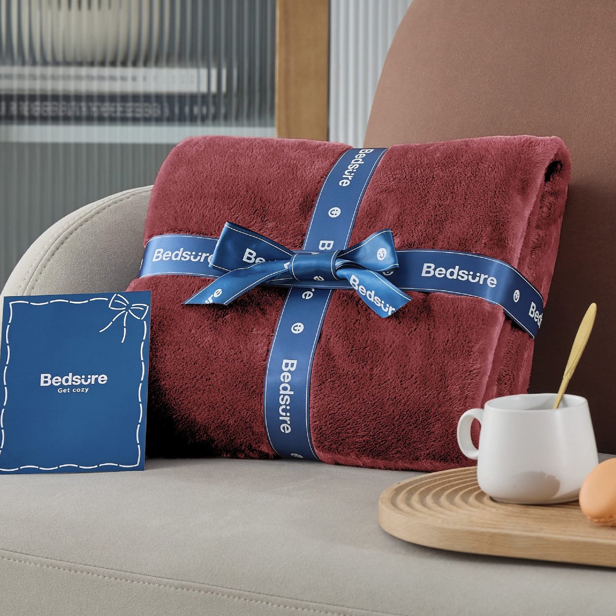Dailygoods- Fleecedeken 150x200 cm - Warme/Zachte Deken - Bankdeken - Woondeken - Knuffeldeken - Flanellen Materiaal