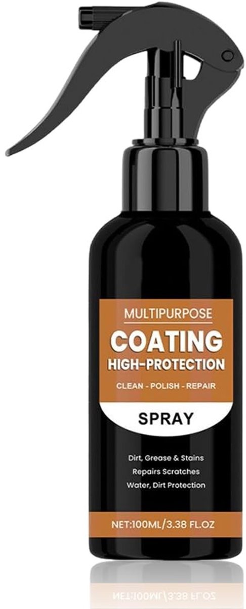 Dailygoods- Coating Spray 3-in-1 - Autokrasreparator - Nanocoatingtechnologie - Hoogglanzende Beschermlaag - Eenvoudig in Gebruik - 100ml - Autopoetsmiddel