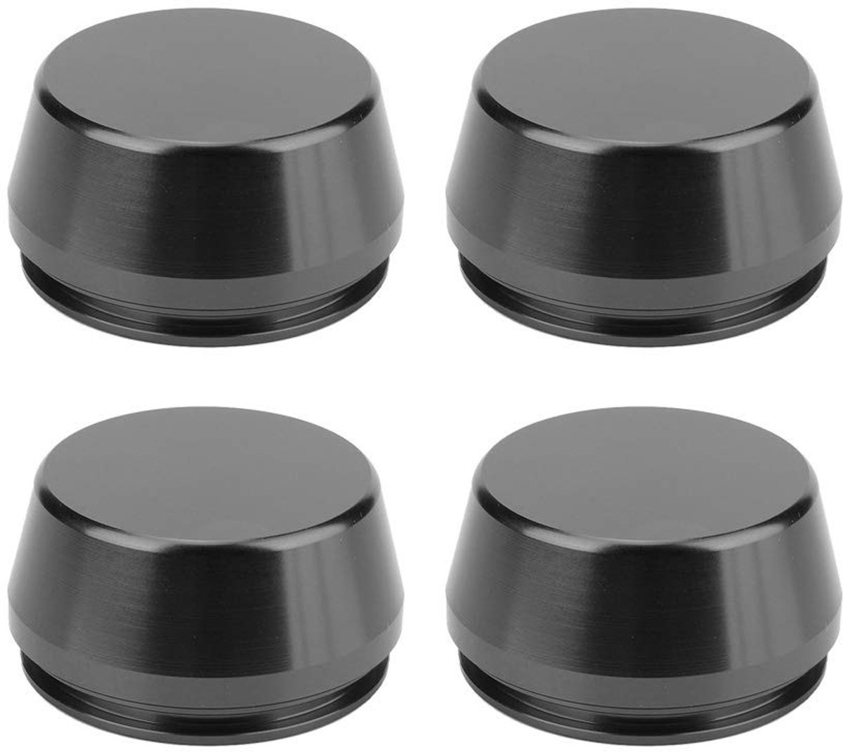 Dailygoods- Wieldop Universeel - Aluminium - Buitendiameter 56mm - 4 stuks - Vervanging - Diverse kleuren beschikbaar