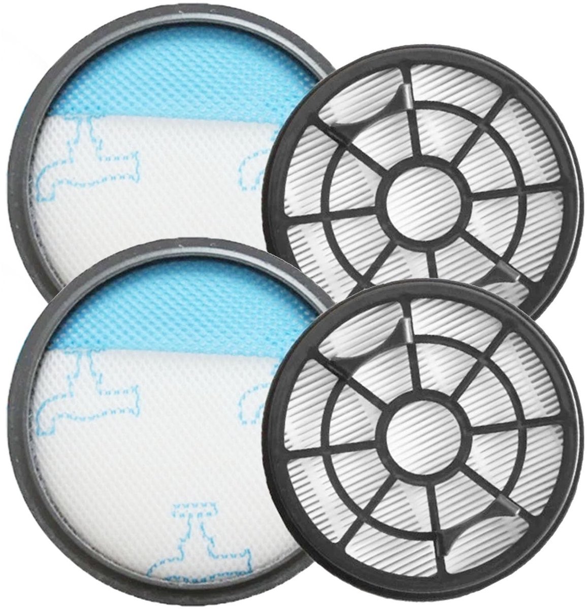 Dailygoods- HEPA-filter wasbaar - stofzuigerfilter - stofzuigerfilter Rowenta - vervang ZR904301 - 3 stuks - behoud reinigingsprestaties