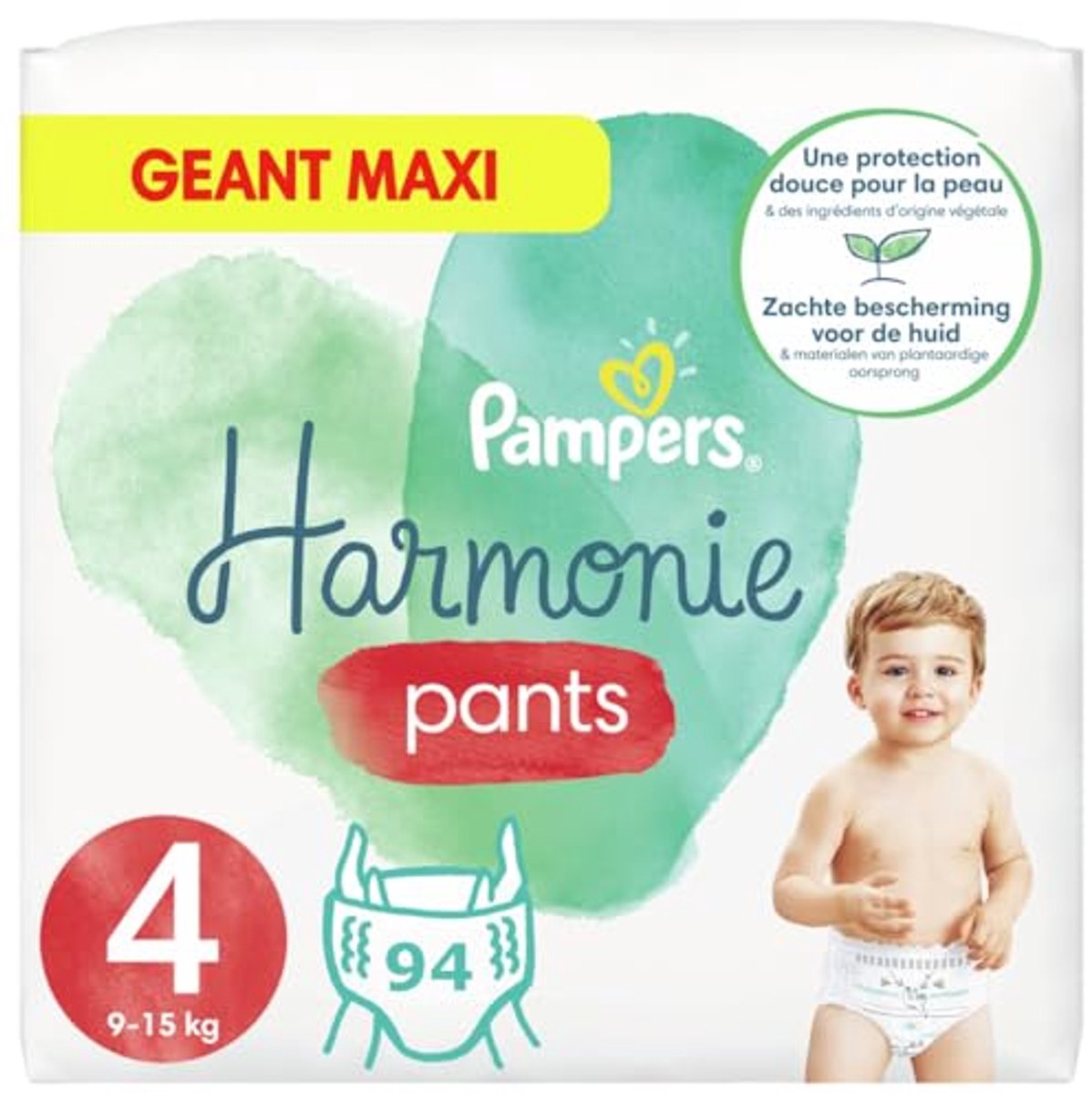 Baby Luiers - Broekjes Maat 4 - Droog Blijven - Ademend Materiaal - 94 Stuks - Wit