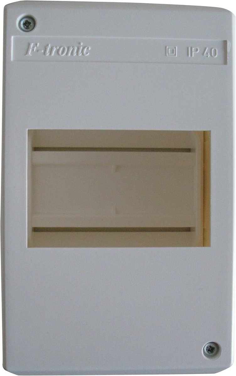 Elektrische Verdeelkast - Klein Groepenkastje - Stroom Verdelen - Opbouw Montage - 4 Modules - Wit