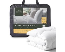 Anti-Allergie Dekbed - Hypoallergeen Dekbed - Comfortabel Slapen - HeiQ Allergen Tech - Eenpersoons 135x200 - Wit