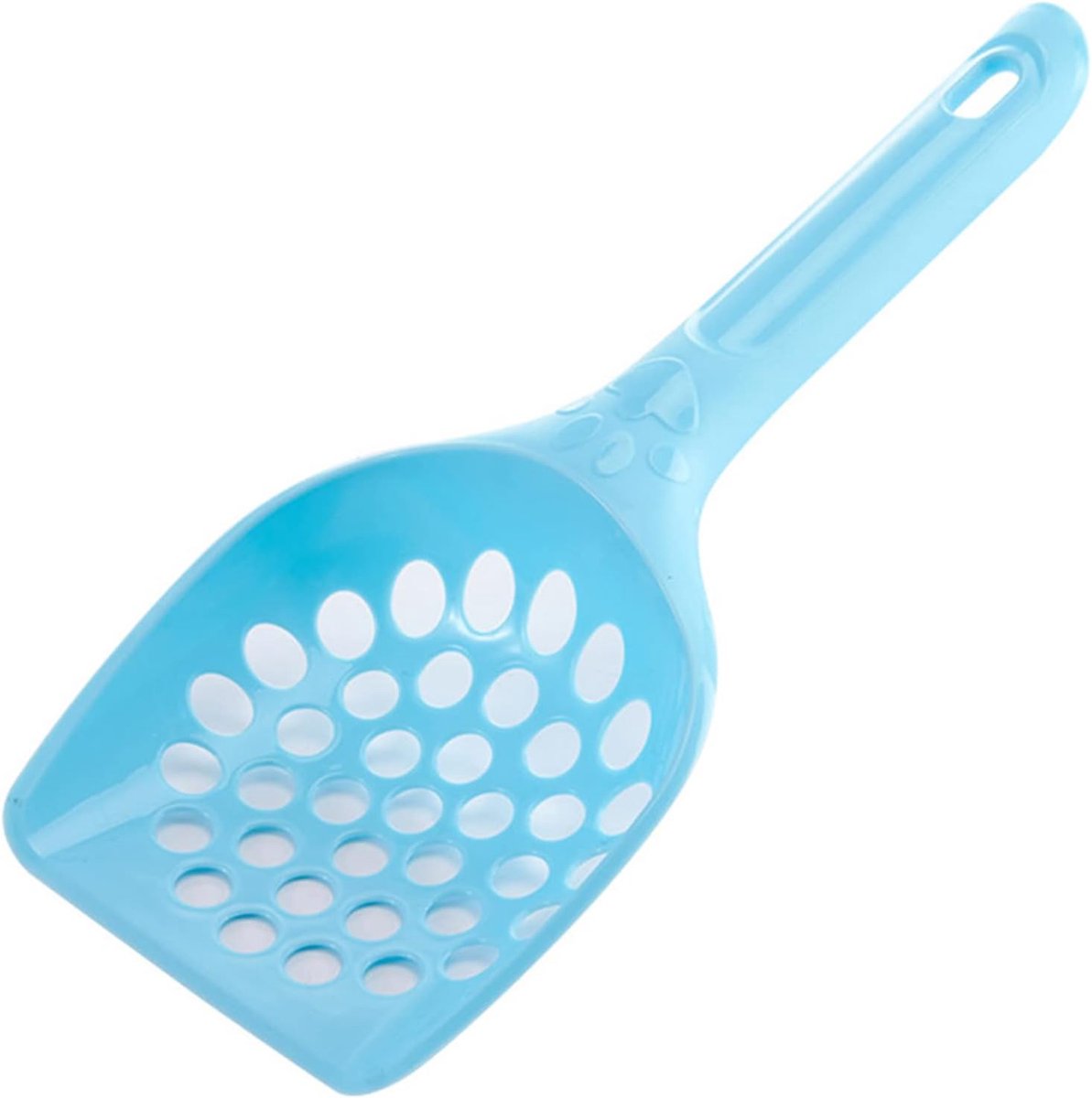 Bol.com Kattenbak Schep - Kattenzand Schep - Kattenbak Onderhoud - Ergonomisch Ontwerp - 25.5 cm - Blauw aanbieding