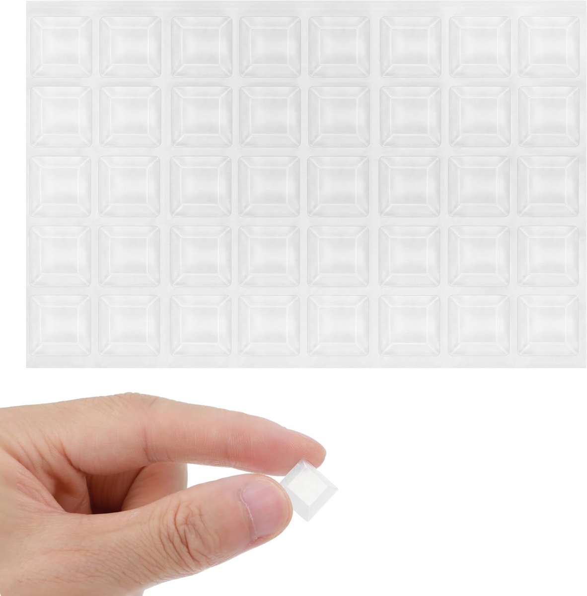 Dailygoods - 40 STKS Rubberen Bumpers Zelfklevende Antislip Pads voor Meubels en Elektronica