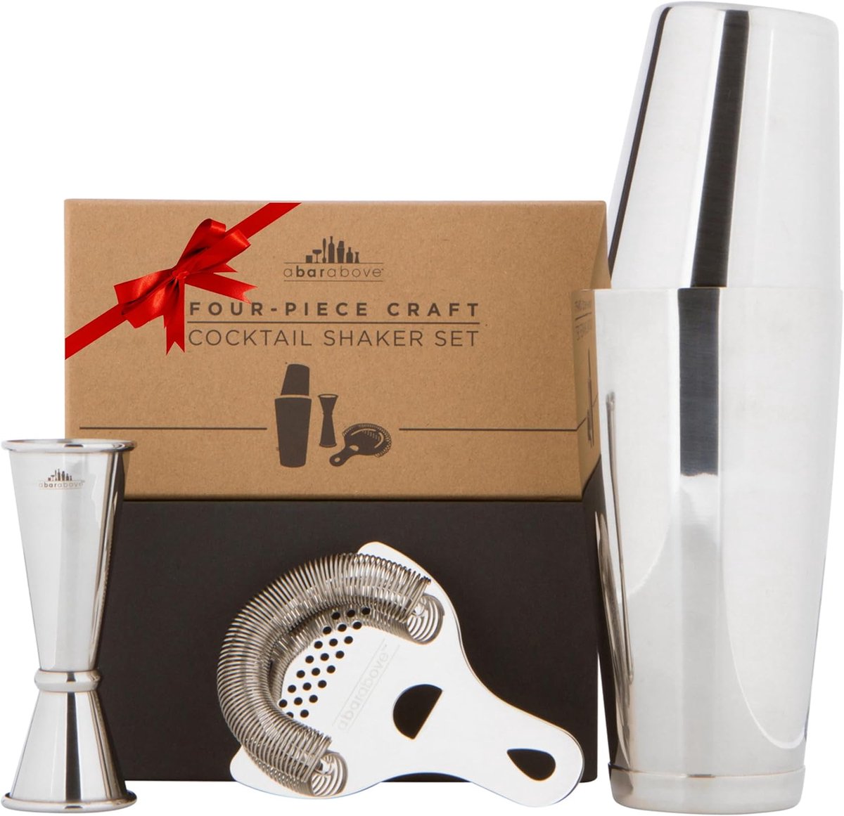 Cocktailshaker Set - Barkit - Drankjes Maken - Professionele Kwaliteit - 4 Delen - Koper